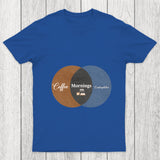 Coffee Contemplation Venn Diagram Chicluma T Shirt