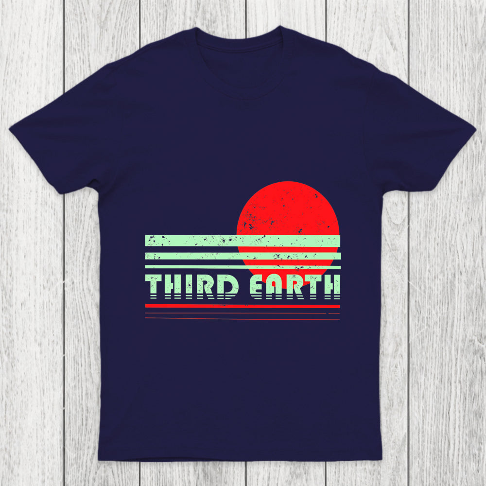 Third Earth Retro Fantasy Sunset Chicluma T Shirt