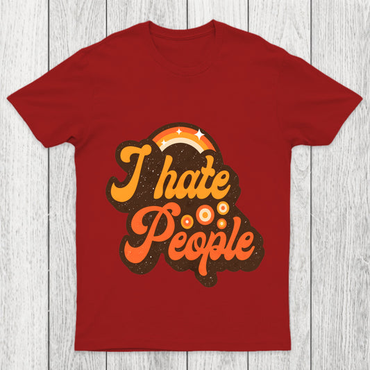 Vintage Hate People Chicluma T Shirt