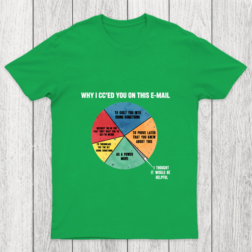 Why I Cced You On This E Mail Chicluma T Shirt