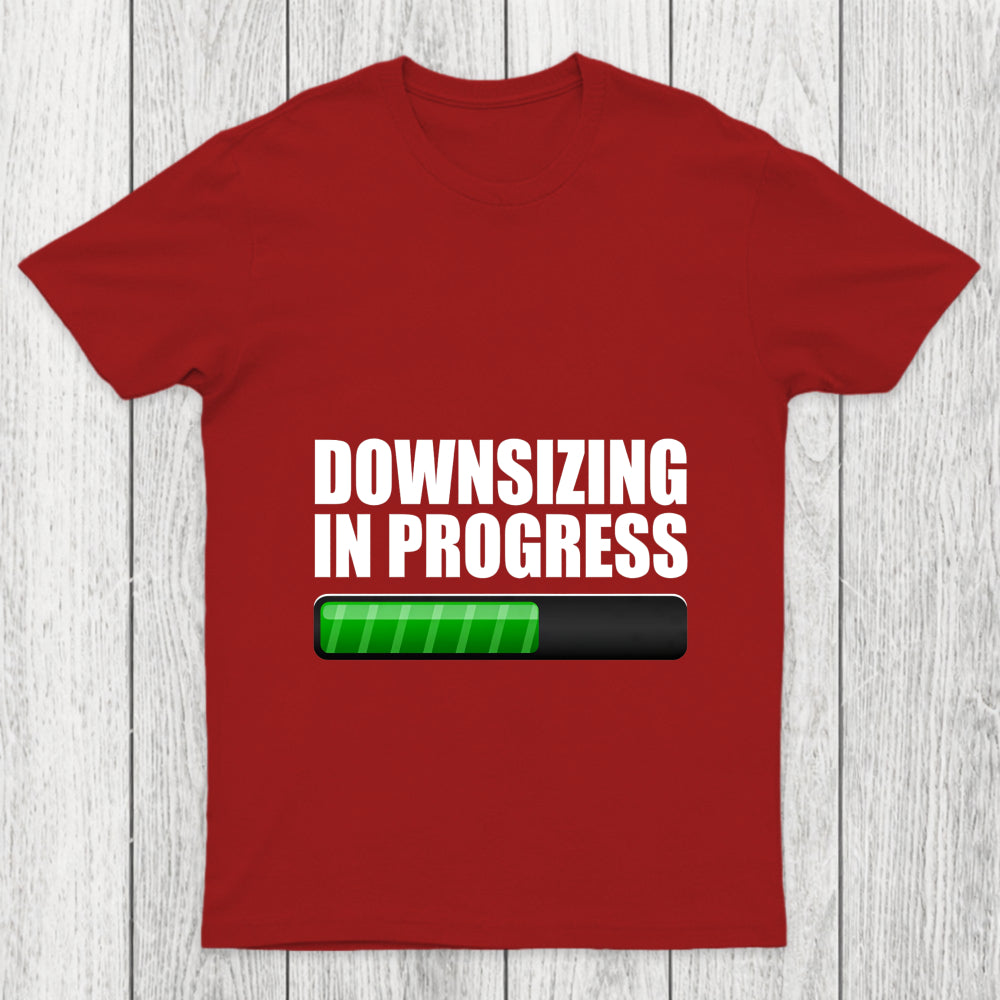 Downsizing In Progress Chicluma T Shirt