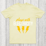 Plays With Electricity Chicluma T Shirt