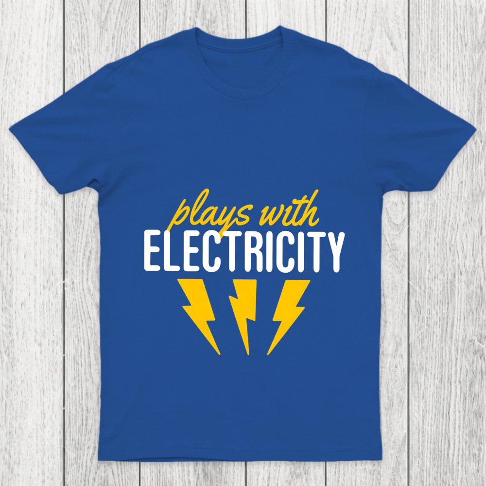 Plays With Electricity Chicluma T Shirt