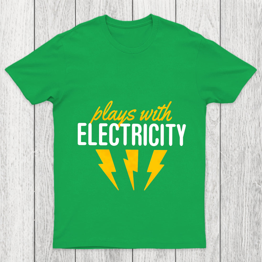 Plays With Electricity Chicluma T Shirt