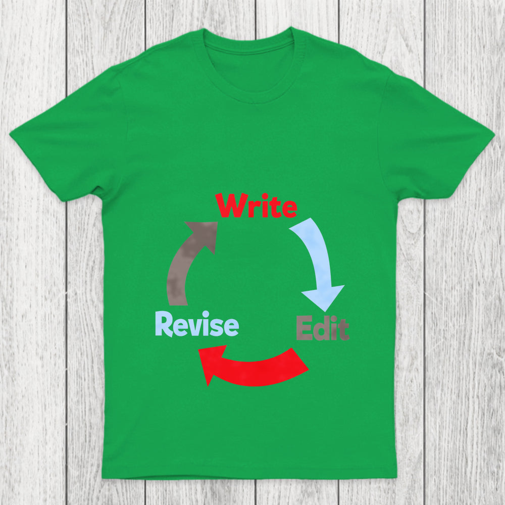 Write Edit Revise Repeat Chicluma T Shirt