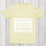 Return To The Library Chicluma T Shirt