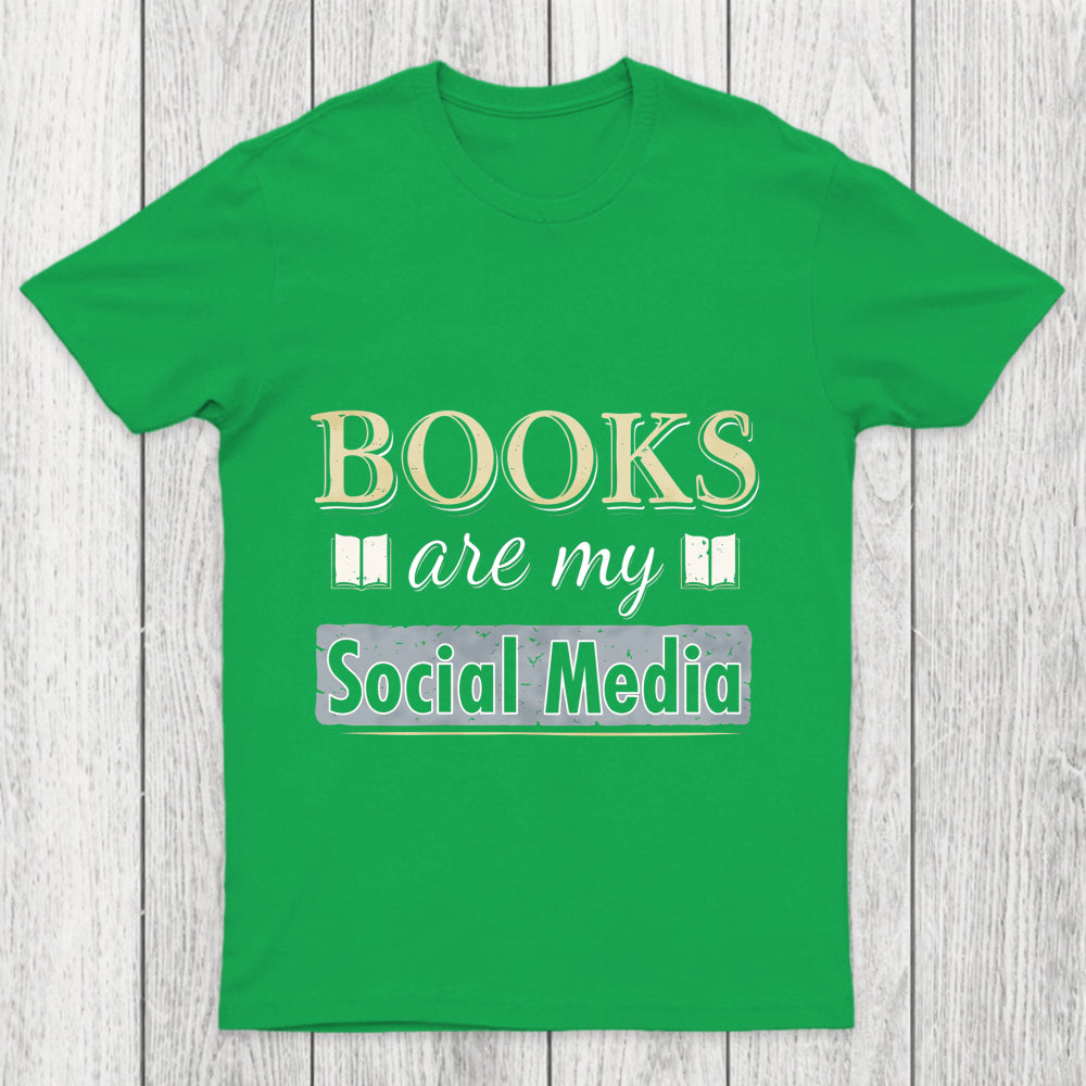 Books Are My Social Media Chicluma T Shirt