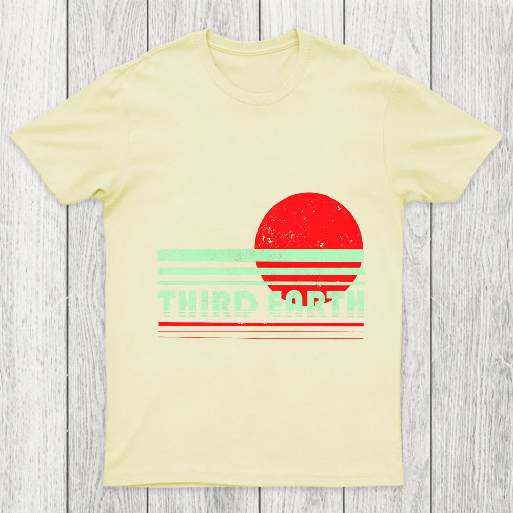 Third Earth Retro Fantasy Sunset Chicluma T Shirt