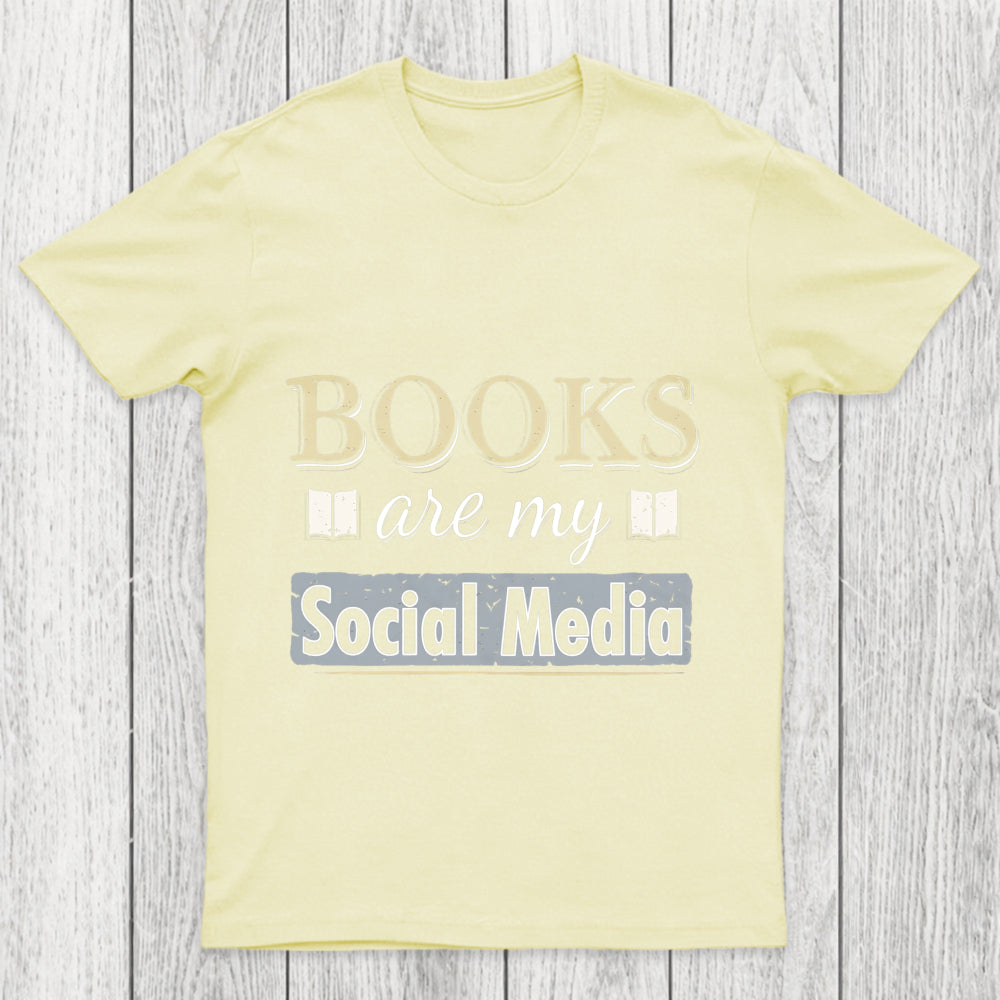 Books Are My Social Media Chicluma T Shirt