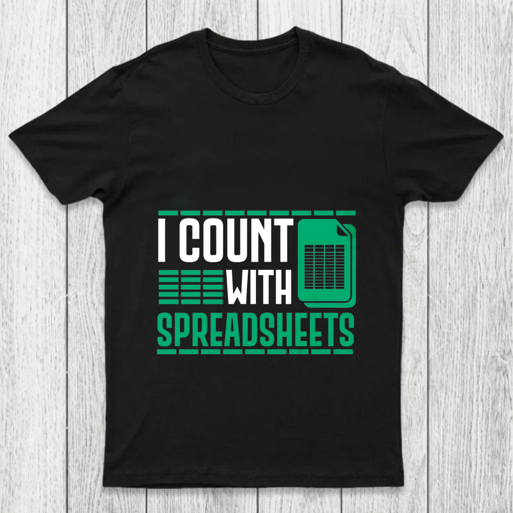 Funny Spreadsheet Accountant Chicluma T Shirt