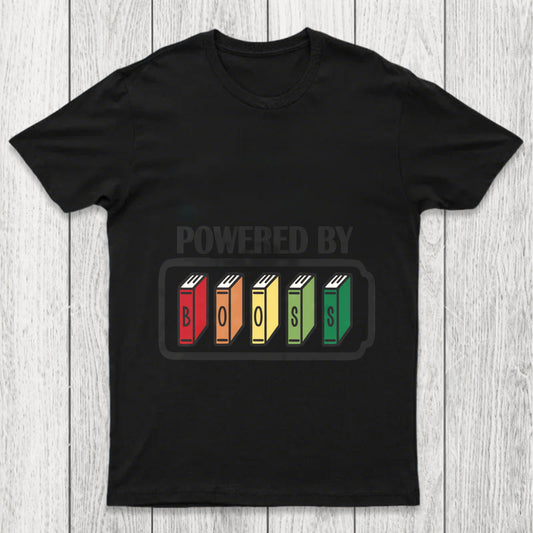 Powered By Books Chicluma T Shirt