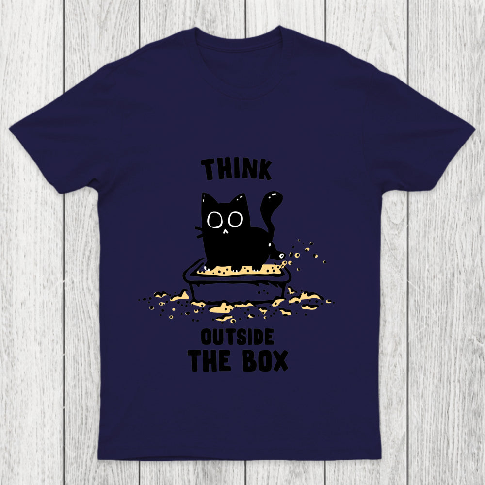 Think Outside The Cat Box Chicluma T Shirt