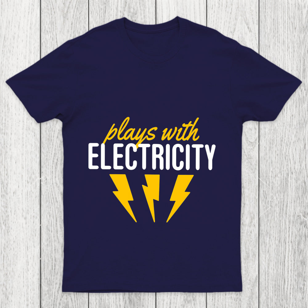 Plays With Electricity Chicluma T Shirt