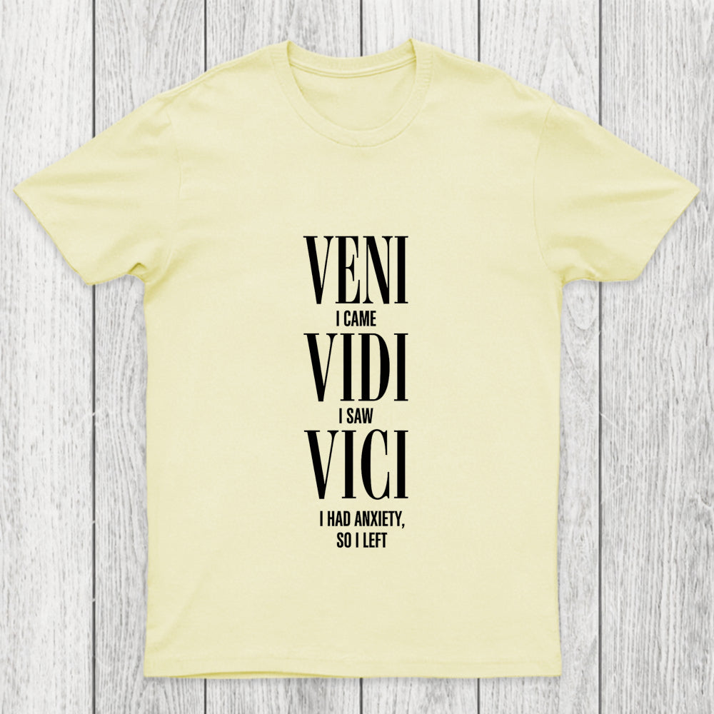 Veni Vidi Vici Chicluma T Shirt