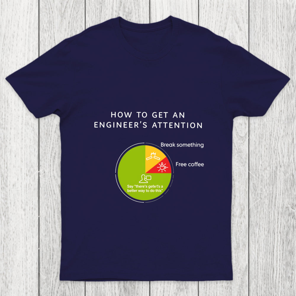 How To Get An Engineers Attention Chicluma T Shirt