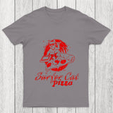 Surfer Cat Pizza Chicluma T Shirt