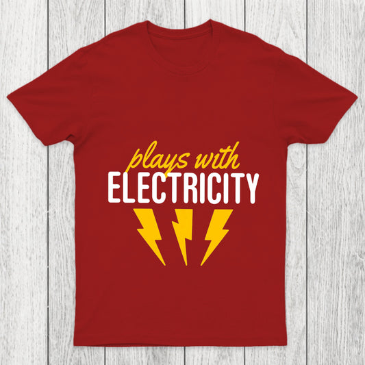 Plays With Electricity Chicluma T Shirt