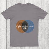 Coffee Contemplation Venn Diagram Chicluma T Shirt