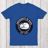 University Of Naps Sleeping Cat Chicluma T Shirt