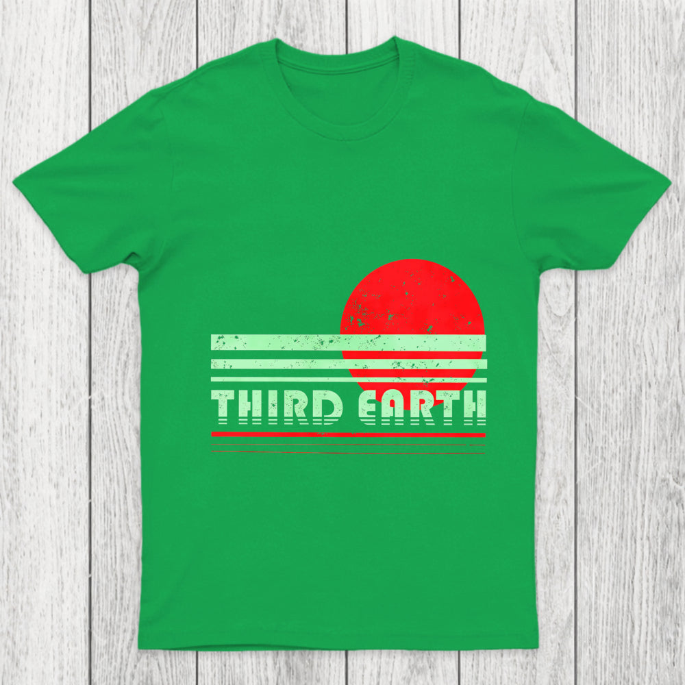 Third Earth Retro Fantasy Sunset Chicluma T Shirt