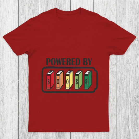 Powered By Books Chicluma T Shirt