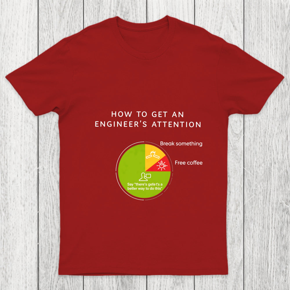 How To Get An Engineers Attention Chicluma T Shirt