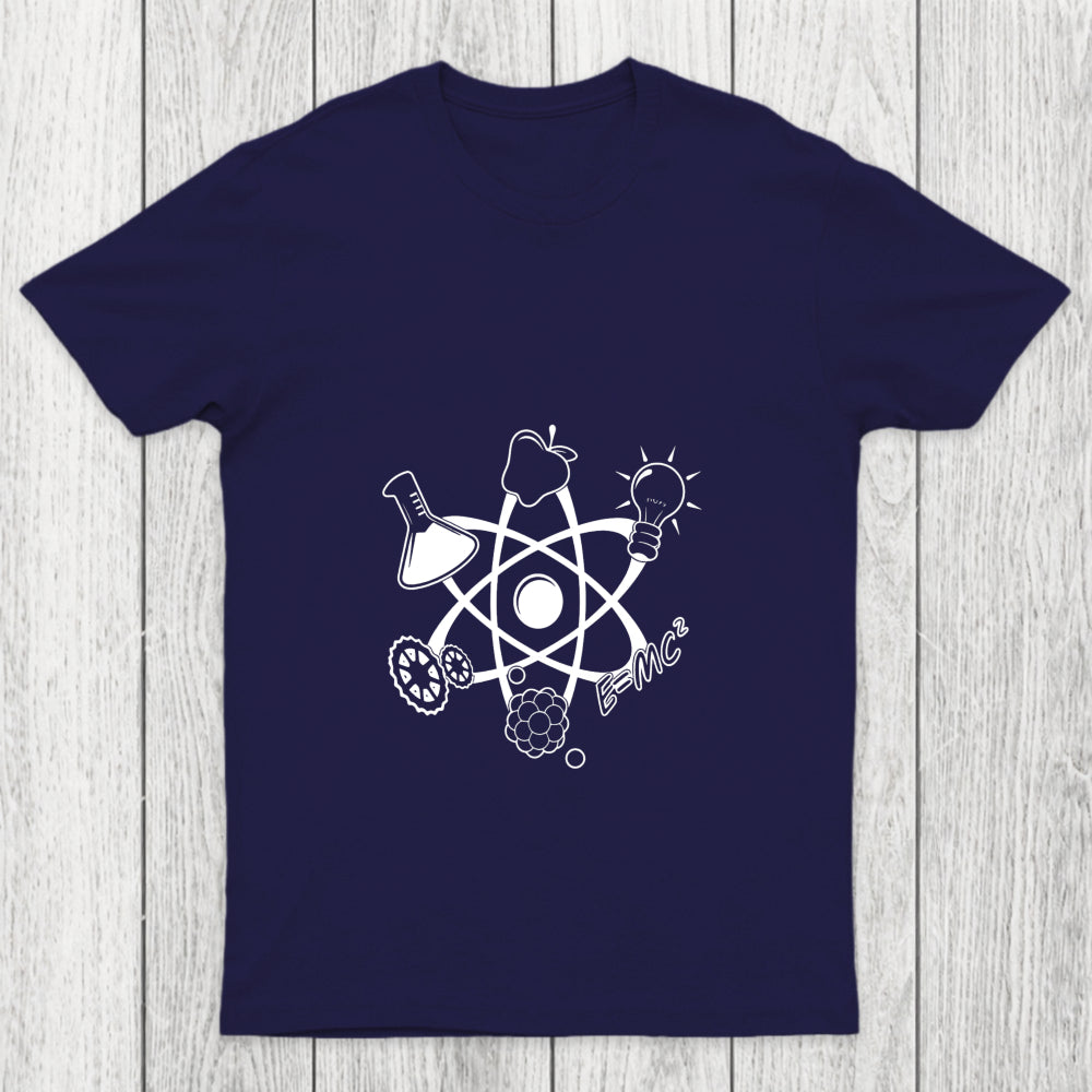 Science Atom Design Chicluma T Shirt
