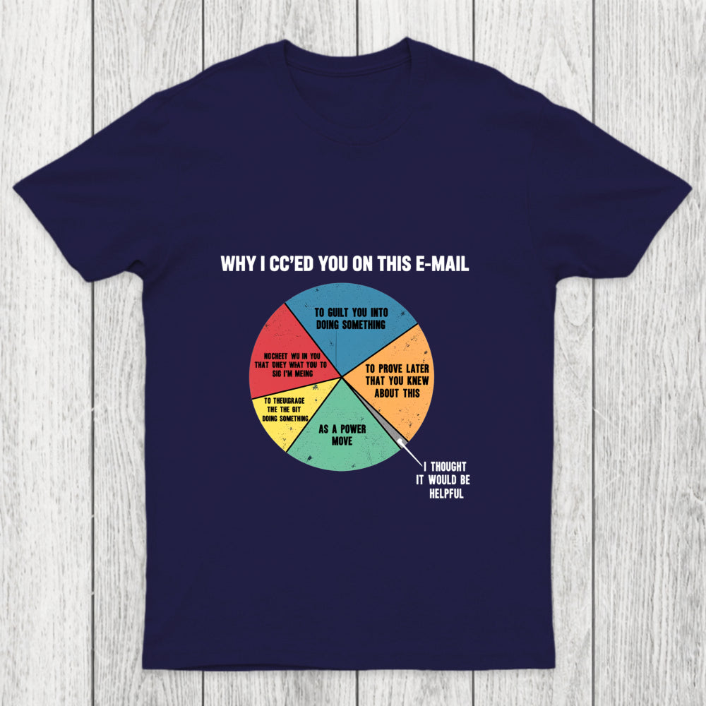 Why I Cced You On This E Mail Chicluma T Shirt
