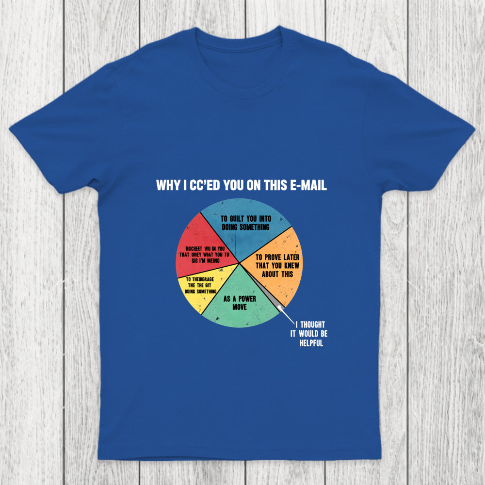 Why I Cced You On This E Mail Chicluma T Shirt