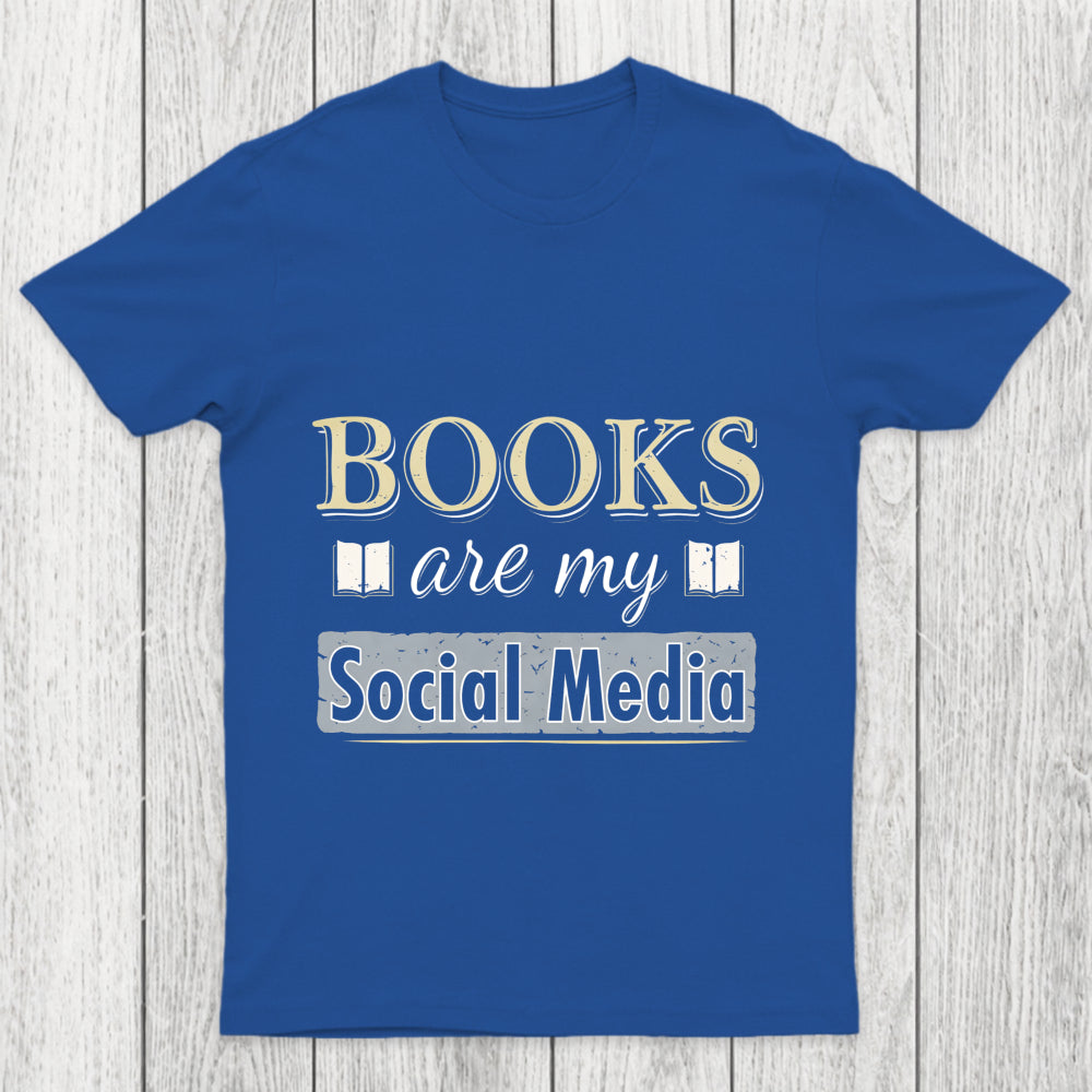 Books Are My Social Media Chicluma T Shirt