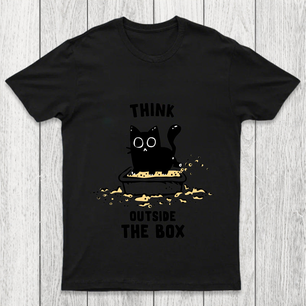 Think Outside The Cat Box Chicluma T Shirt