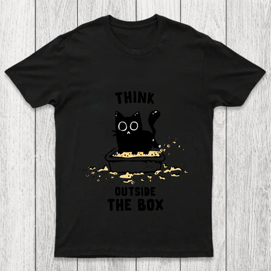 Think Outside The Cat Box Chicluma T Shirt