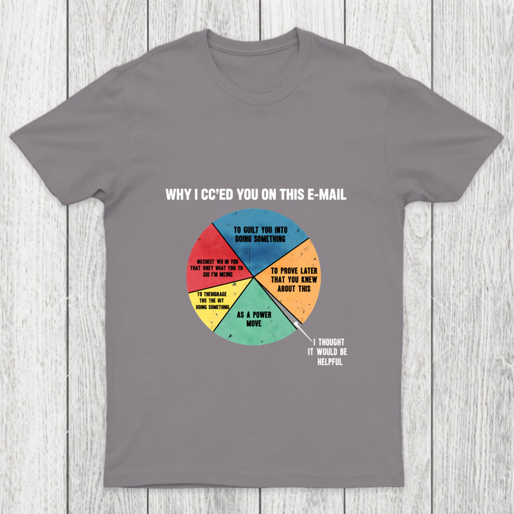 Why I Cced You On This E Mail Chicluma T Shirt