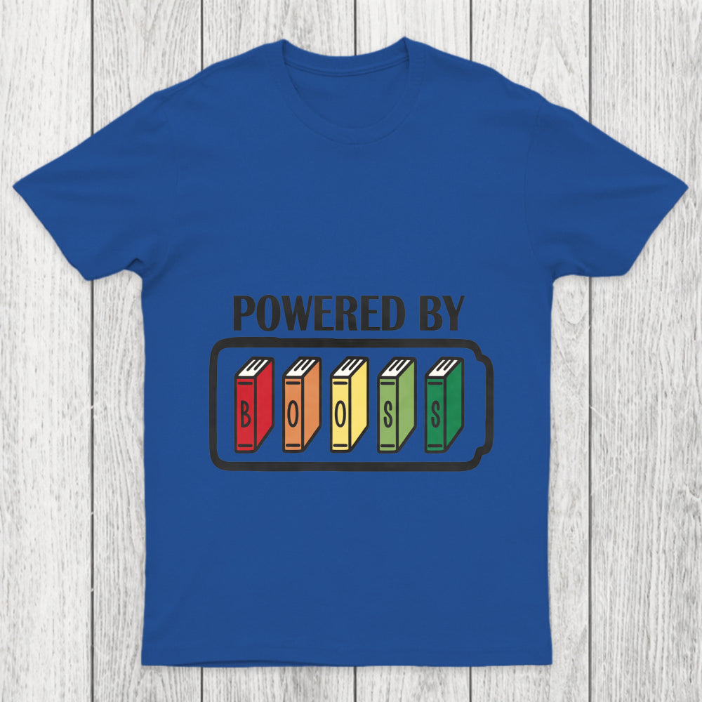 Powered By Books Chicluma T Shirt