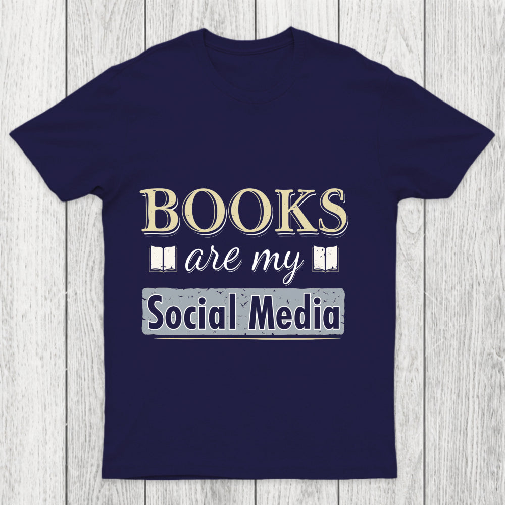 Books Are My Social Media Chicluma T Shirt