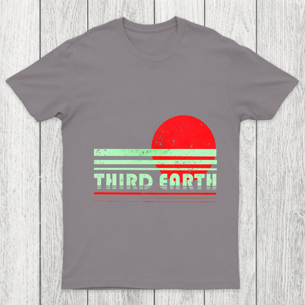 Third Earth Retro Fantasy Sunset Chicluma T Shirt