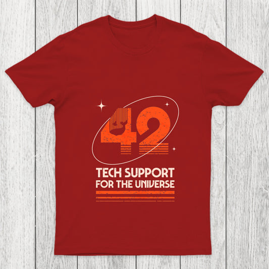 42 Tech Support For The Universe Chicluma T Shirt