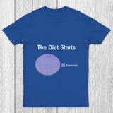 The Diet Starts Tomorrow Chicluma T Shirt