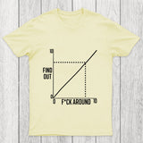 Funny Fck Around And Find Out Diagram Chart Chicluma T Shirt