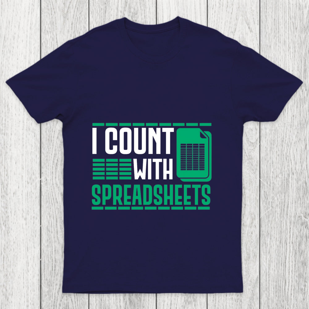 Funny Spreadsheet Accountant Chicluma T Shirt