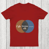 Coffee Contemplation Venn Diagram Chicluma T Shirt