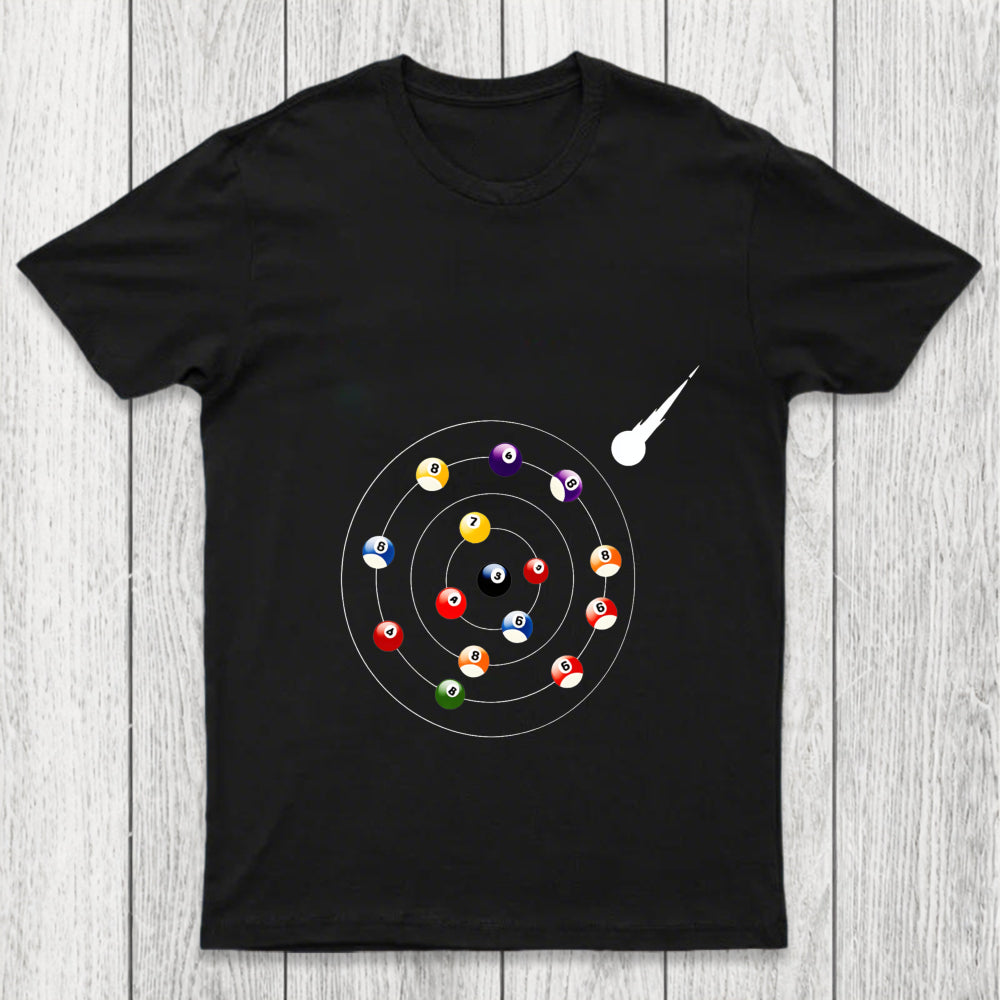 Pool Ball Solar System Chicluma T Shirt