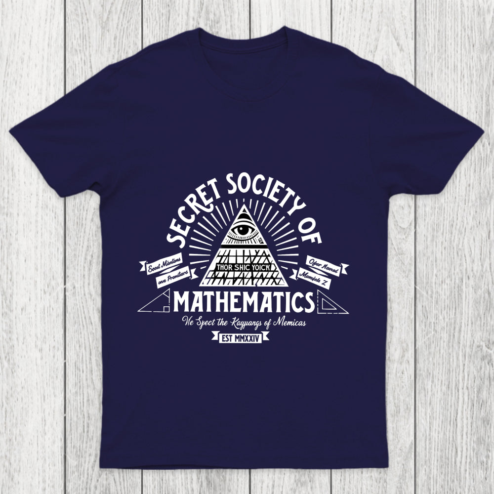 Illumathnati   Secret Society Of Math Chicluma T Shirt