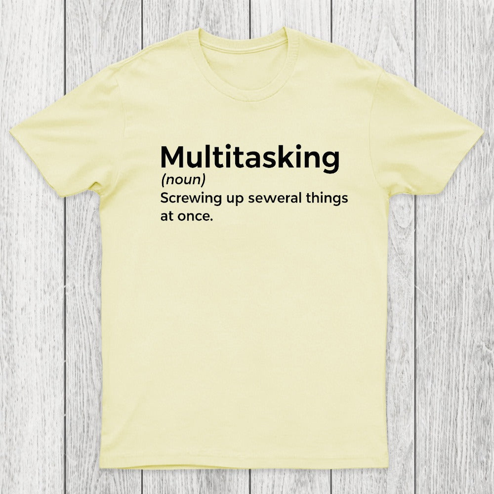 Multitasking Funny Definition Chicluma T-Shirt