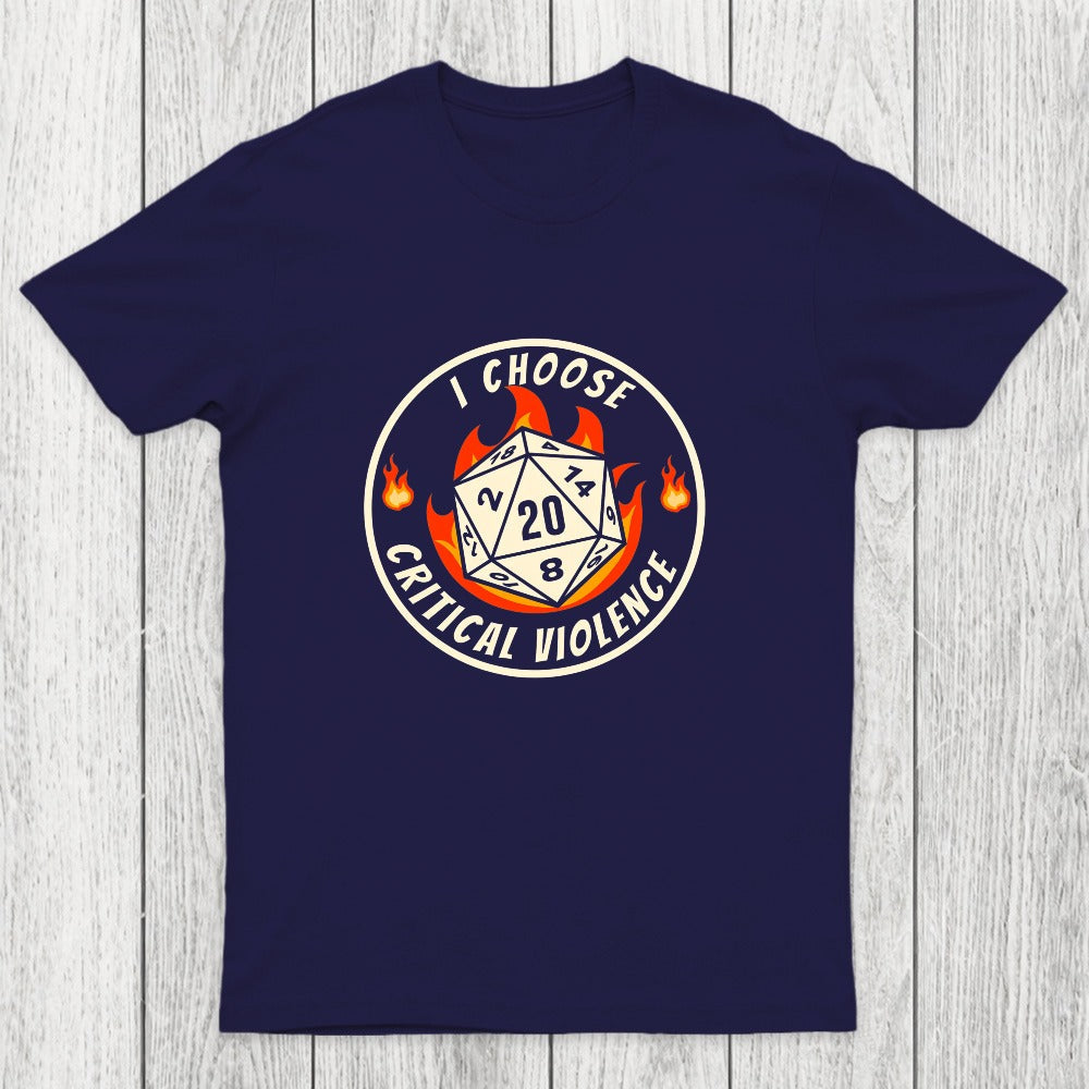 I Choose Critical Violence Chicluma T-Shirt