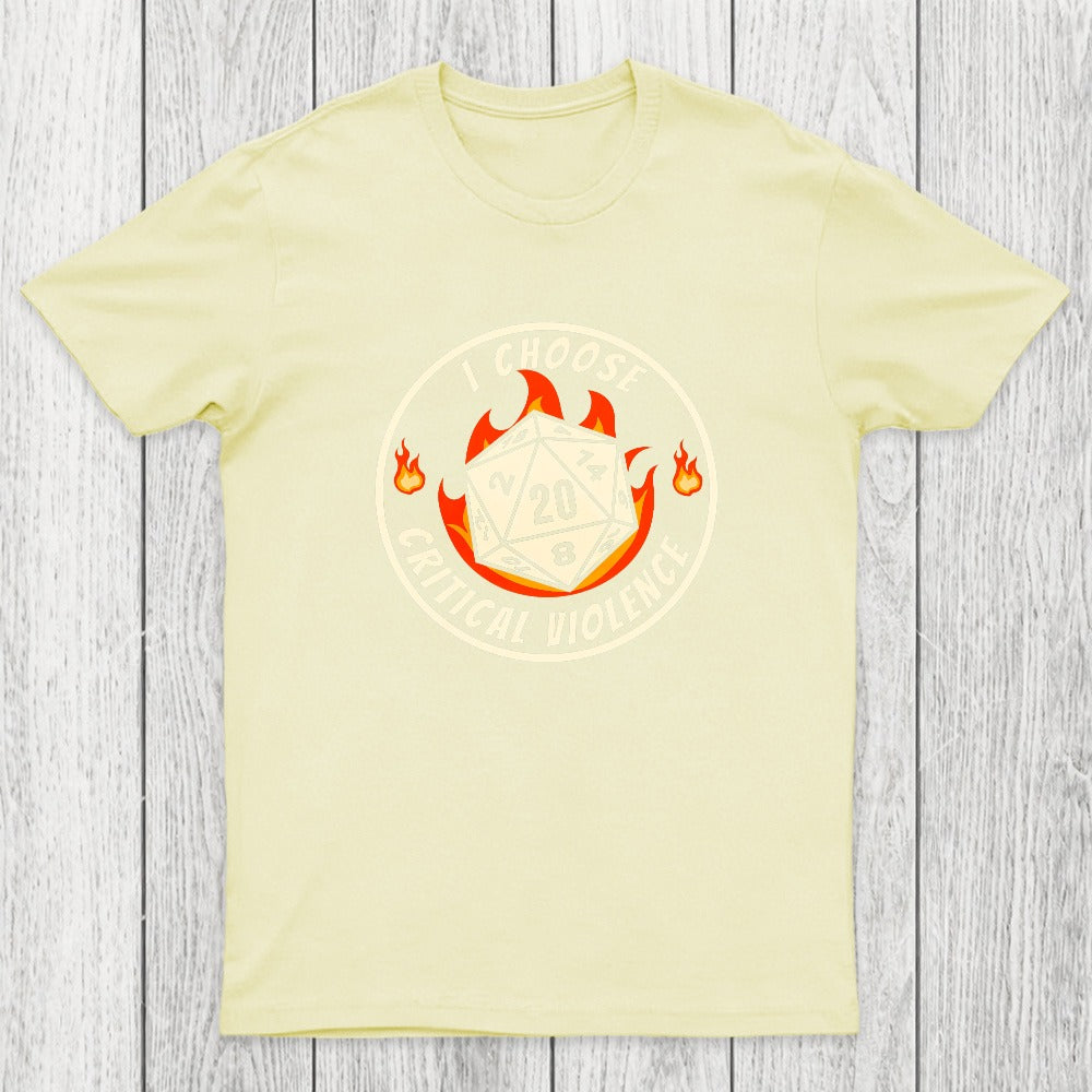 I Choose Critical Violence Chicluma T-Shirt