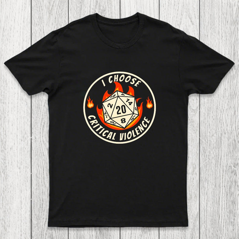 I Choose Critical Violence Chicluma T-Shirt