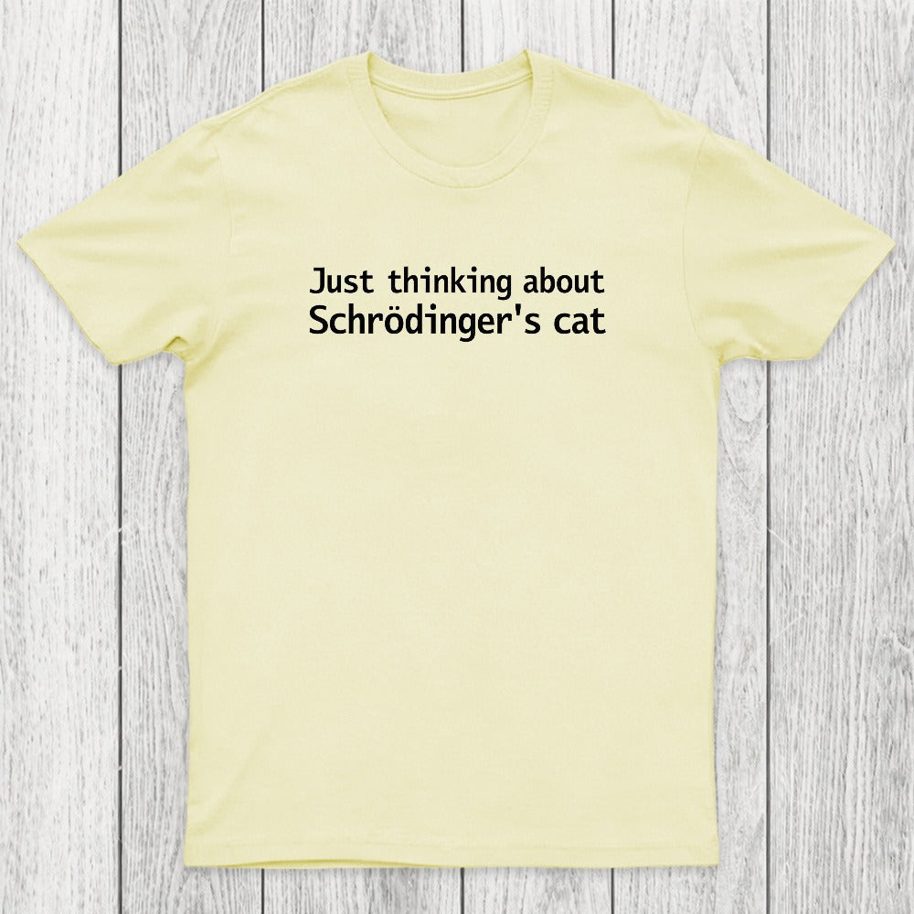 Quantum Physics Just Thinking About Schrodingers Cat Chicluma T-Shirt