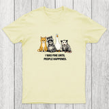 I Was Fine Until People Happened Chicluma T-Shirt