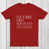 Eye Roll Humor Chicluma T-Shirt